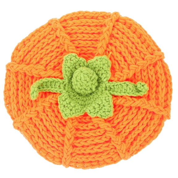 Soimiss Funny Hat Pumpkin Cap Orange Cotton 1Pack