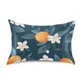 thumbnail image 7 of Yayeee Pillowcase Standard Size Set of 2 Satin Wrinkle Resistant Pillow Case, Oranges Pattern, 7 of 7