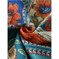 thumbnail image 4 of Vibrante Bohemia Floral Algodón 3 Piezas Colcha Bordado Juego de Cama, 4 of 5