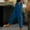 002 Blue, variant on Hvot&aat Womens Summer Haren Pants Casual Solid Color Straight Leg Loose Pant Lightweight Beach Trousers