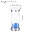 thumbnail image 2 of Uxcell 60 Minute Sand Timer, Sandy Clock, Count Down Sand Glass, Blue Sands, 2 of 5