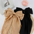 thumbnail image 2 of Large Hair Bows, 2PCS Satin Hair Ribbons Bow Hair Clips, Oversized Long Tail Hair Bow Barrette Satin Hair Bows Cute Hair Accessories for Women Girls, 2 of 7