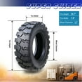 thumbnail image 4 of SUPERGUIDER HD 7.00-12 /14TT Forklift Tire w/Tube Flap 7.00x12 -12029, 4 of 8