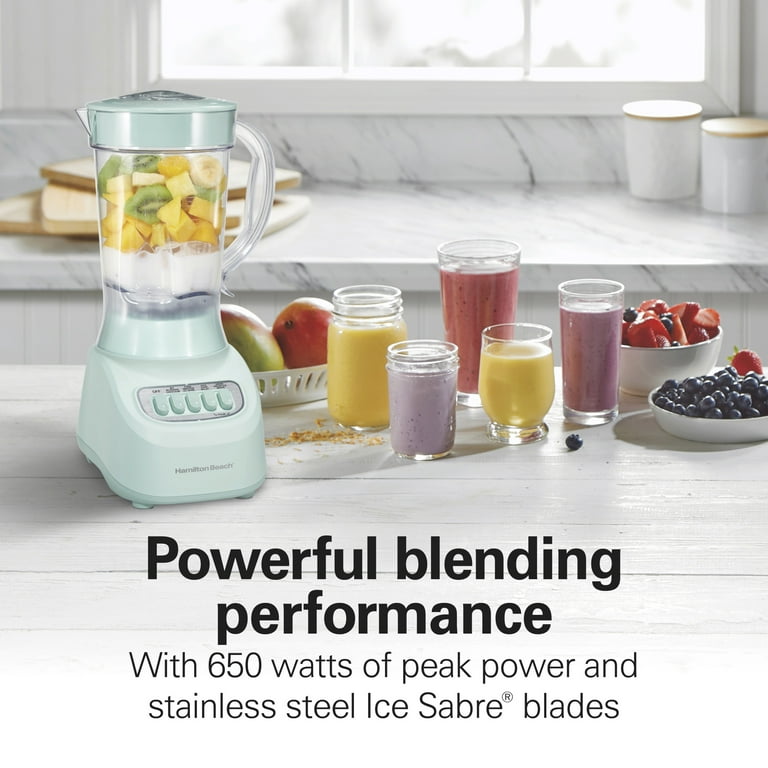 Hamilton Beach Smoothie Blender for Kitchen, 48 oz Jar for