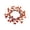 D, variant on geerera Fall Sunflower Candle Ring with Maple Leaves, Artificial Autumn Mini Wreath for Pillar Candles, Harvest Floral Tabletop Centerpiece for Thanksgiving & Home