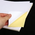 thumbnail image 1 of GAXIRE Adhesive Matte Sticker Paper for Inkjet Printer White Printable Sticker Sheets for Personal Projects, 1 of 5
