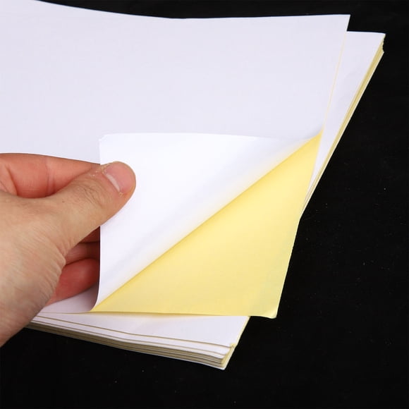 GAXIRE Adhesive Matte Sticker Paper for Inkjet Printer White Printable Sticker Sheets for Personal Projects