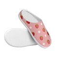 thumbnail image 3 of Picia Strawberries for Women's Lamb-hug Comfy Fleece House Slippers Memory Foam, Slip-on House Shoes Indoor Outdoor-40/41, 3 of 7