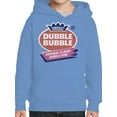 thumbnail image 2 of Officially Licensed Dubble Bubble Original Flavor Logo Youth's Hoodie, 2 of 3