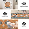 thumbnail image 4 of TECHVIDA Kitchen Rugs 3-Piece Set, Non-Slip Washable Boho Farmhouse Floor Mats for Hallway or Pantry, 4 of 9