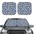 thumbnail image 2 of Saiise Cute Baby Animals for Foldable Car Sun Shades (2-Pack) Offer Sun Protection with an Easy-fold Design for Convenient Windshield Shading-Large, 2 of 6
