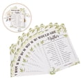 thumbnail image 2 of SUTENGDA 10pcs Eucalyptus Bridal Shower Game Set - Would She Rather Cards, 2 of 6