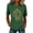 Green, variant on Women's St Patricks Day Shirts, Green Casual Pullover Tops Short Sleeve Round Neck Festive Holiday Tee, Comfortable for Home Wear or Parties
