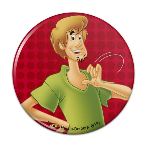 Scooby-Doo Shaggy Character Kitchen Refrigerator Locker Button Magnet