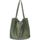 thumbnail image 1 of Women Corduroy Tote Bag, Casual Handbags Big Shoulder Bag With Pocket, 1 of 5