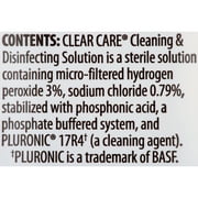 CLEAR CARE Cleaning & Disinfecting Contact Lens Solution with Lens Case, 12 fl oz, 2 Pack