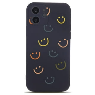 Y2K Cute Retro Aesthetic Checkered Smiley Face Phone Case for iPhone