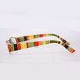 thumbnail image 4 of 4 Pairs of Women's Small Rectangle Reading Glasses 3.50, Multicolored stripes Men's Classic Presbyopic Glasses, HD Plastic Spring Hinge Readers +3.50, 4 of 4