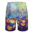 thumbnail image 6 of Kdxio Spring Flower Seasonal Pattern Mens Casual Shorts - Drawstring Summer Beach Sports Shorts for Men, 6 of 9