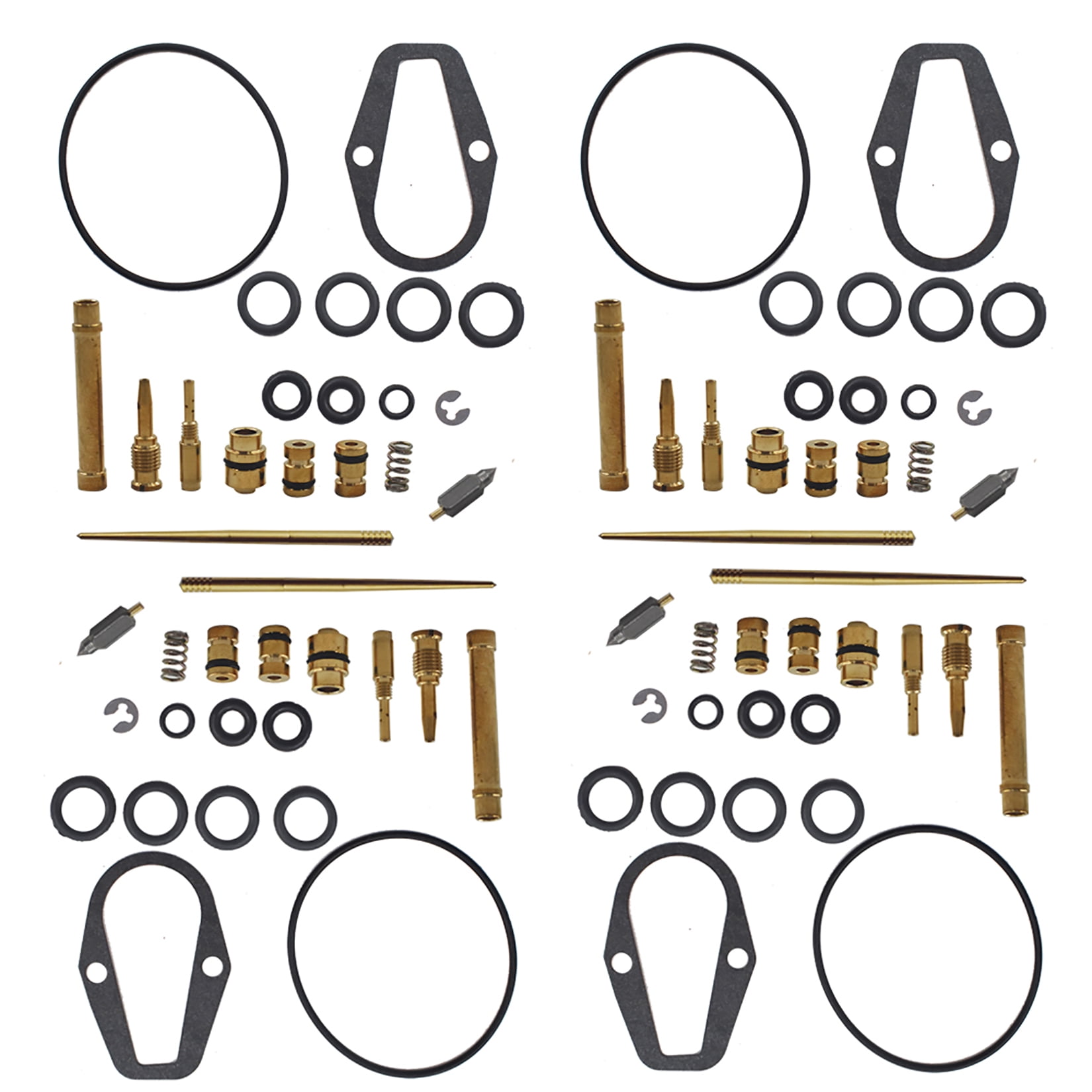 4 Pack Carburetor Carb Rebuild Repair Kit Fit for 1974-1976 Honda CB550 ...