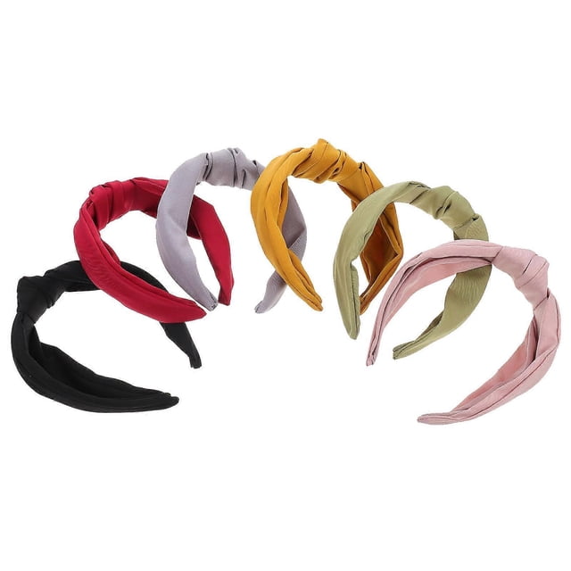 Here's a refined and engaging product description based on your input:\n\n \n\n**6pcs Simple Knot Hairbands – Lightweight & Comfortable Hair Tying