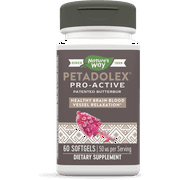 Nature's Way Petadolex Pro-Active Blood Vessel Health with Butterbur, 50 mg per serving, 60 Softgels