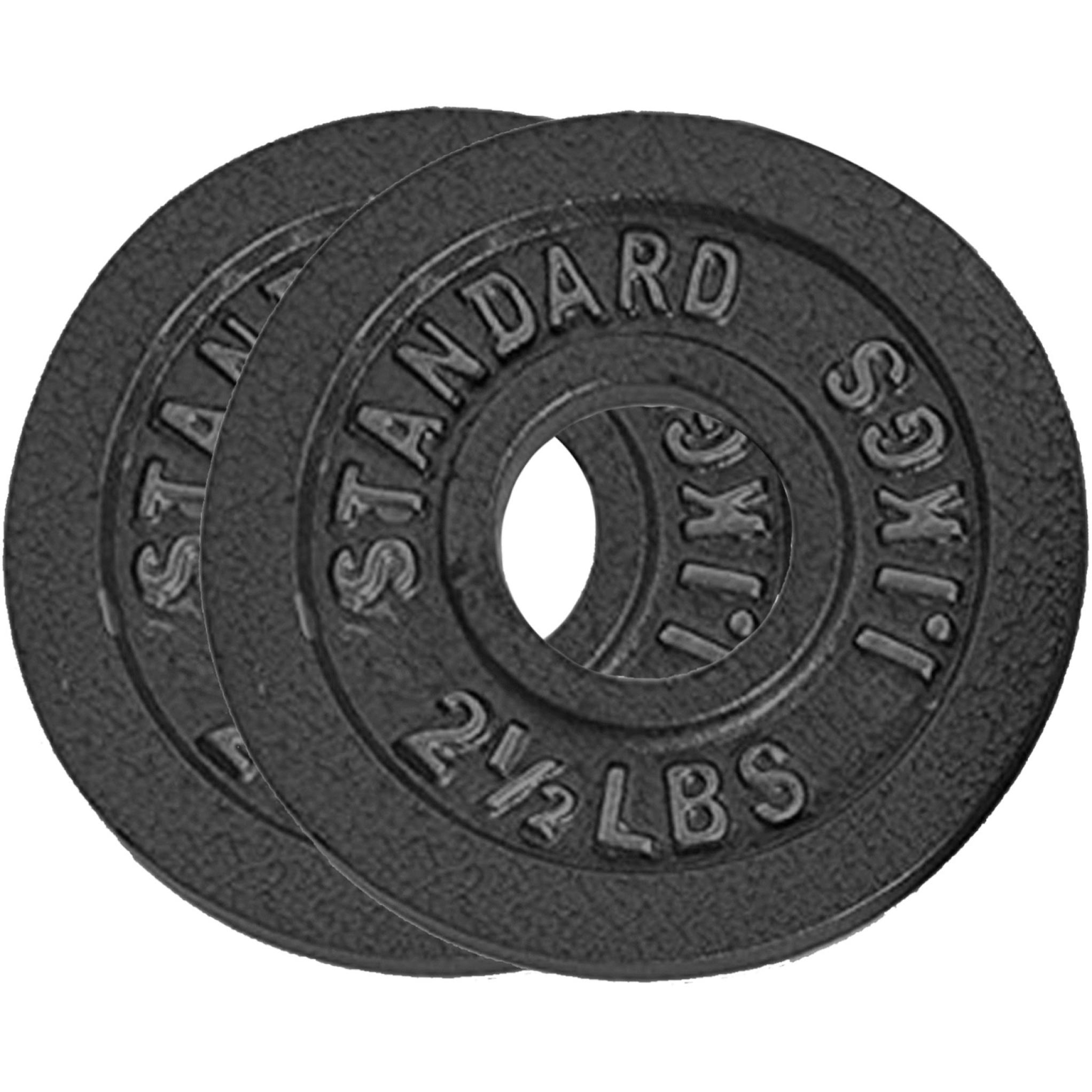 Sunvit Barbell Standard Cast Iron Weight PlateWeight Lifting Plates,2.