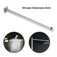 thumbnail image 4 of LLC 60cm Stainless Steel Construction Wall Mounted Shower Extension Arm Bathroom Attachment, 4 of 6