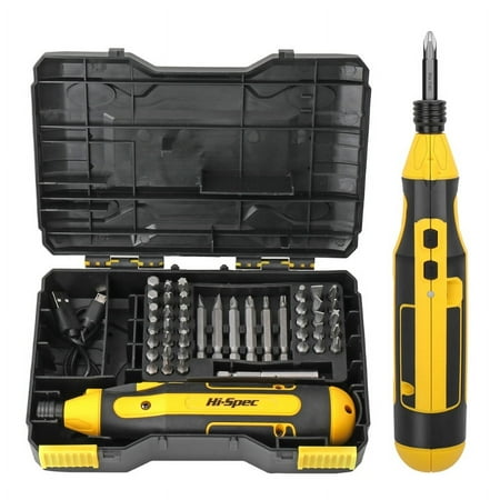 

Milue Adjustable Torque Cordless Mini Screwdriver with Usb Charging Cable 44pcs/set