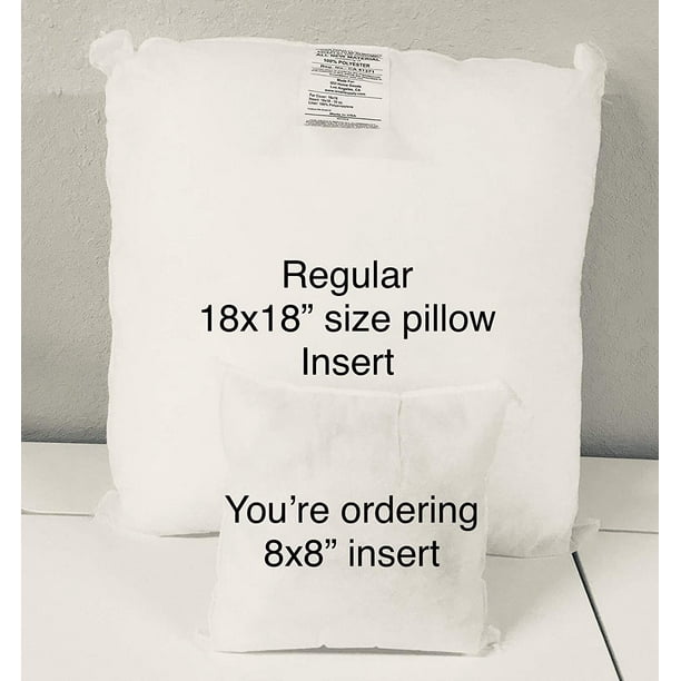 UniikStuff Mini 8x8 Small | Pillow Insert | Hypoallergenic Insert | Polyester Pillow Inserts | Throw Pillow Insert | 8 x 8 inch Insert | Home Decor
