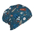 thumbnail image 2 of Sikiie Cartoon Space1 Toddler Beanie Kids Beanie Hat Warm Winter Hats for Boys Girls Knit Cap, 2 of 7