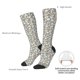 thumbnail image 4 of Fotbe White Popcorn Calcetas Divertidas Estampadas para Hombre y Mujer, Calcetas de Algodón hasta la Rodilla para Caminar, Correr, Enfermería y Embarazo, 4 of 6