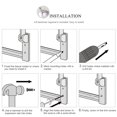 thumbnail image 4 of WALFRONT Support Mural pour Papier Toilette en Acier Inoxydable SUS 304, Double Rouleau, 4 of 7