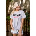 thumbnail image 4 of Mermaid Squad Bachelorette Birthday Women's Plus Size Graphic Tee Brisco Brands 3X, 4 of 5