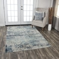 thumbnail image 2 of Rizzy Rugs Chelsea Area Rug CHS107 Gray/Teal Rings Petals 5' 3" x 7' 6" Rectangle, 2 of 3