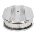 thumbnail image 1 of Filtro de aire ovalado limpiador de aire de aleación de aluminio de rendimiento duradero para carburadores de 5 1/8 pulgadas, 1 of 8