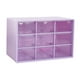 thumbnail image 3 of Mini organizador de cajones para escritorio, organizador de cuentas, caja de almacenamiento para aretes Púrpura, 3 of 9