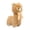 E, variant on Plush Toy Backpack Charm Cute Cartoon Soft Short Plush Ornament Keychain Bag Decoration Accessory Blue