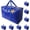 8-package-Blue, variant on Moving Bags Heavy Duty Totes for Storage Packing, Space Saving, Traveling, with Zippers & Carrying Handles (Set of 8)