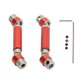 thumbnail image 2 of Front Rear Center Drive Shaft, Front Rear Center Transmission Shaft Rustproof Solid Wear Resistant High Hardness 2PCS Aluminum Alloy For Replacement ANGGREK Otros Deportes, 2 of 8