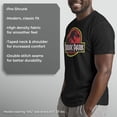 thumbnail image 6 of Men's Jurassic Park T Rex Logo Graphic Tee Black Large, 6 of 11