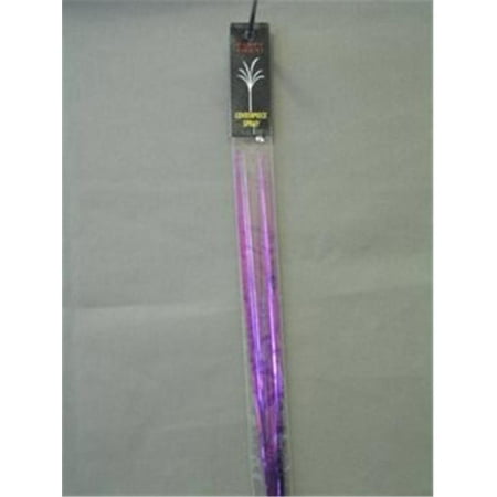 Party Deco 06010-H 21 in. Purple Plain Sprays Bagged - Pack of 12