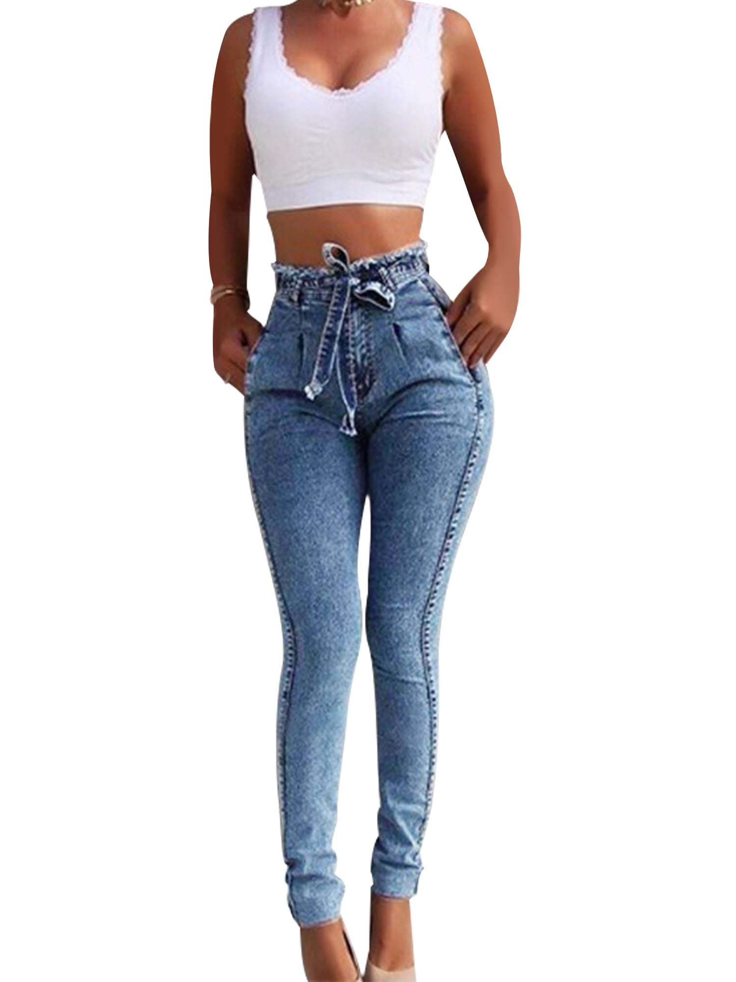 belt with skinny jeans