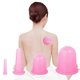 thumbnail image 1 of 4er Cupping Silicone Cupping Glasses Cupping Vacuum Cupping Head Massage Cups Set, 1 of 5