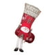 thumbnail image 1 of Naiovety Medias navideñas de gran tamaño, calcetines con pierna larga, contenedor para aperitivos, bolsa de regalo colgante, Chimenea de Kits de decoración para fiestas Muñeco de nieve, 1 of 6