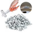 thumbnail image 1 of Poids de Roue à Clipser, Poids d'Équilibre de Pneu, Poids de Style P 100 Pcs 15g 0.53oz en Alliage d'Aluminium à Clipser, Réparation de Pneu de Roue à Clipser, 1 of 8