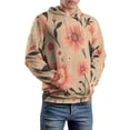 thumbnail image 5 of Pretty Floral Pattern Design 3D Print Hoodie Men Women Autumn Thin Pullover Sweatshirt Vintage Streetwear Tops, 5 of 6