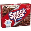 Snack Pack Chocolate Fudge & Milk Chocolate Swirl/Milk Chocolate Pudding Cups, 3.25oz/12 ct