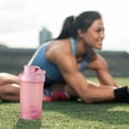 thumbnail image 5 of 500ML Protein Shaker Bottle with Mixing Ball & Scale Markings - Leak-Proof Gym Water Cup for Sports, Fitness & Outdoor, BPA-Free (Pink), 5 of 6