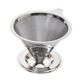 thumbnail image 2 of YAOMOBB Slow-drip Coffee Filter Stainless Steel Coffee Filter Pour Over Dripper Reusable Paperless Cone, 2 of 6